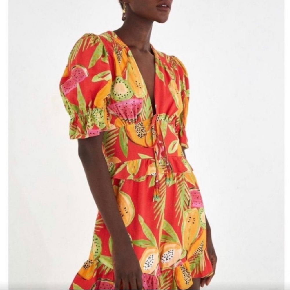 FARM Rio Vibrant Fruit Print Jumpsuit